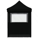 vidaXL Tente de fête Noir 200 x 200 x 306 cm Tissu Oxford