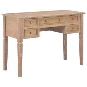 vidaXL Bureau Marron 109 5 x 45 x 77 5 cm Bois