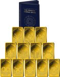 Monnaie ZODIAC SIGNS Set 12 Lingots Or 10$ Solomon Islands 2025