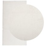 vidaXL Tapis IZA poils courts style scandinave crème 80x150 cm