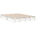 vidaXL Cadre de lit sans matelas blanc 160x200 cm bois de pin massif
