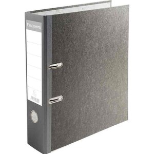 Classeur à levier Papier marbré A4 Dos de 80 mm Gris x 20 EXACOMPTA