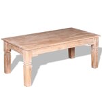 vidaXL Table basse Bois d'acacia 110x60x45 cm