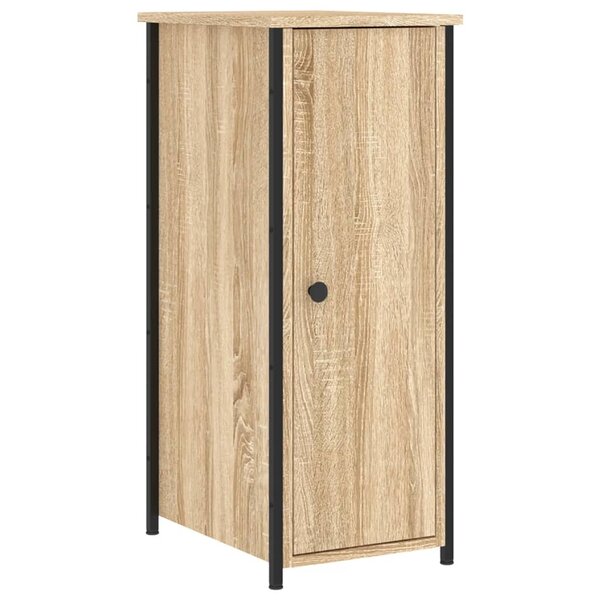 vidaXL Table de chevet chêne sonoma 32x42x80 cm bois d'ingénierie