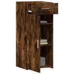 vidaXL Buffet chêne fumé 40x42 5x93 cm bois d'ingénierie