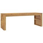 vidaXL Table basse 110x35x38 cm bois massif de teck