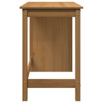 vidaXL Bureau Marron miel 112 x 50 x 75 cm Bois de Pin Massif