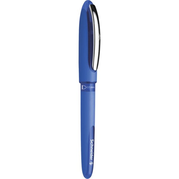 Roller à encre one hybrid c pte conique 05 bleu x 10 schneider