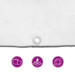 vidaXL Housse de protection plantes avec œillets 2x8 m polyéthylène