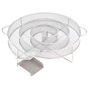 vidaXL Générateur de fumée froide rond 19 5 cm acier inoxydable