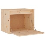 vidaXL Armoire murale 45x30x35 cm Bois de pin massif