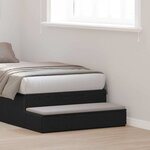 vidaXL Tiroirs de lit Chêne noir 80 x 36.5 x 16.5 cm Bois d'ingénierie