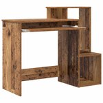 vidaXL Bureau Bois Ancien 106 x 41 x 88.5 cm Bois d'ingénierie