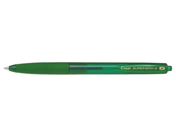 Stylo Bille SUPER GRIP G à Capuchon Pointe Moyenne Vert PILOT