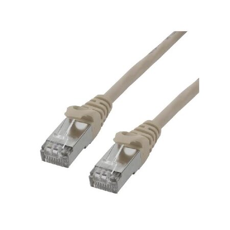 Câble réseau RJ45 100% cuivre CAT 6 S/FTP - 50cm Gris MCL SAMAR