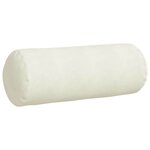 vidaXL Coussins d'accent 2 Pièces Crème Ø 25 x 70 cm