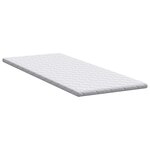 vidaXL Coussins de Matelas Blanc 80 x 200 cm Mousse PU