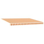 vidaXL Auvent rétractable Jaune et Orange 450 × 300 cm