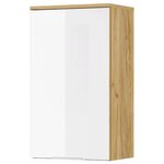 Germania Armoire murale de bain GW-Avino 27x39x68 cm Blanc et chêne