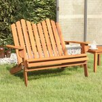 vidaXL Banc de jardin Adirondack 126 cm bois massif d'acacia