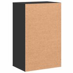 vidaXL Armoire de rangement noir 56 5x39x90 cm bois d'ingénierie