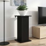 vidaXL Support de Plante 2 pc Noir 30 5 x 30 x 60 5 cm