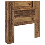 vidaXL Tête de lit Bois ancien 100 x 15 x 103 5 cm Bois d'ingénierie