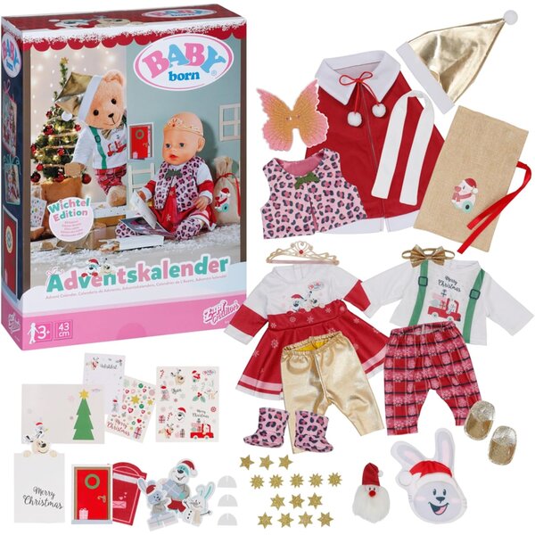 Zapf Creation 836101 - Baby born Calendrier de l'Avent avec 24 surprises