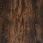 vidaXL Meuble TV chêne fumé 80x35x45 cm bois d'ingénierie