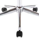 vidaXL Chaises pivotantes à manger lot de 2 gris tissu