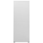 vidaXL Classeur Gris clair 46x62x164 cm Acier