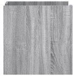 vidaXL Table de chevet sonoma gris 45x50x50 cm bois d'ingénierie
