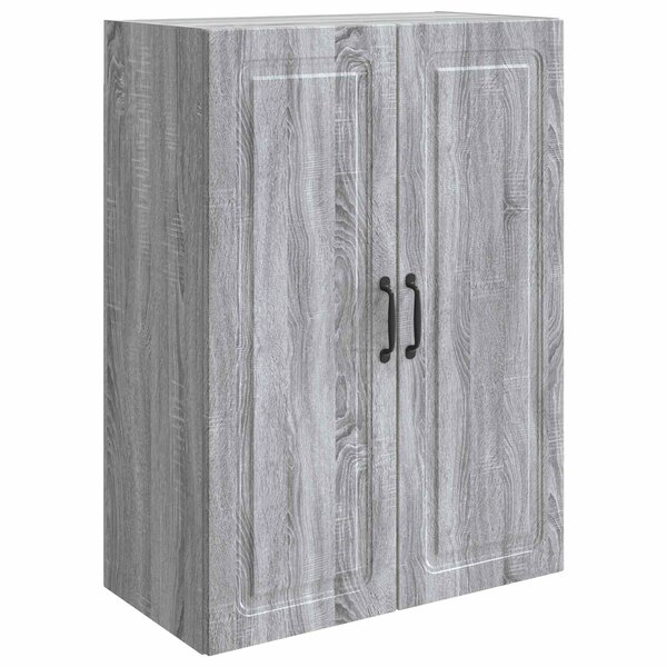 vidaXL Armoire Murale 66 x 34 5 x 90 cm Bois d'ingénierie Sonoma gris