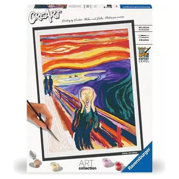 Peinture par numero adulte - CreArt 30x40cm Le Cri