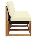 vidaXL 3 Pièce Canapé du milieu extérieur