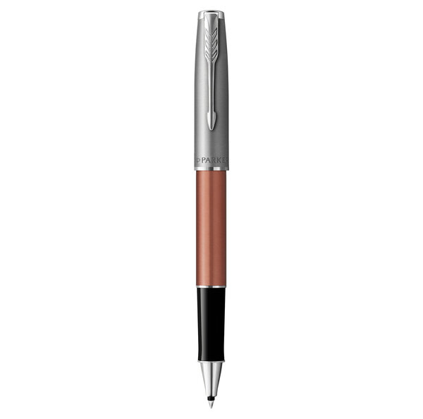 PARKER Sonnet Essentiel Stylo roller  Orange  Recharge noire pointe fine  Coffret cadeau