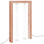vidaXL Douche d'extérieur 226 cm Naturel