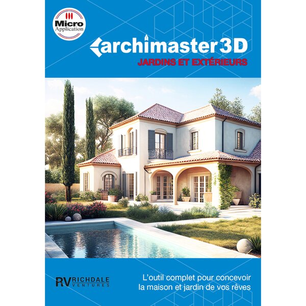 ArchiMaster 3D - Jardins et Extérieurs - 1 PC - Licence perpétuelle