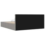 vidaXL Cadre de lit à rangement hydraulique sans matelas 160x200 cm