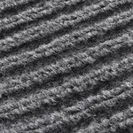 vidaXL Paillasson PVC Gris 90 x 60 cm