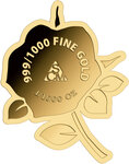 Monnaie ROSE Valentine 1/1000 Oz Medaille Or (PRÉCOMMANDE)