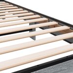 vidaXL Cadre de lit avec tête de lit Sonoma gris 80 x 200 cm