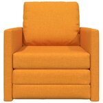 vidaXL Canapé-Lit Jaune foncé 74 x 77 x 81 cm Velours