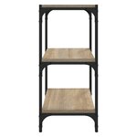 vidaXL Bibliothèque Chêne Sonoma 40x33x70 5 cm Bois d'ingénierie acier