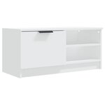 vidaXL Meubles TV 2 Pièces Blanc 80x35x36 5 cm Bois d'ingénierie
