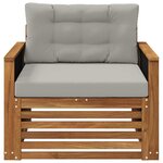 vidaXL Sofa de milieu extérieur Naturel