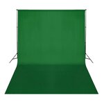 Vidaxl kit de studio photo avec lampes toile de fond et réflecteur