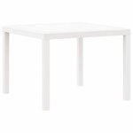 vidaXL Ensemble de salle à manger pour jardin 3 Pièces Blanc Rattan Polt