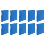 Classeur rembordé papier 2 anneaux 30mm Forever - A4  bleu foncé x 10 EXACOMPTA