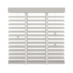 Decosol Store horizontal Bois 50 mm 120x180 cm Blanc